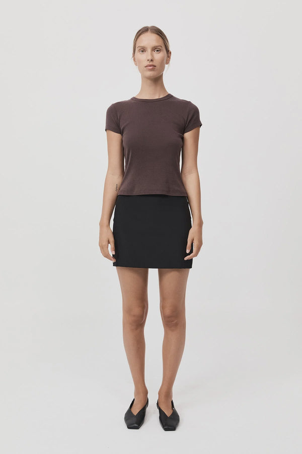 Organic Cotton Baby Tee - Raisin