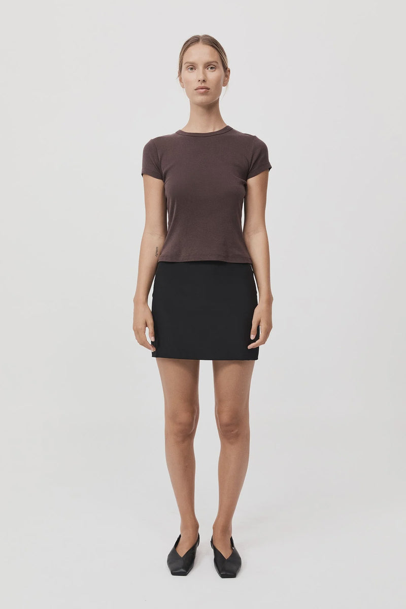 Organic Cotton Baby Tee - Raisin