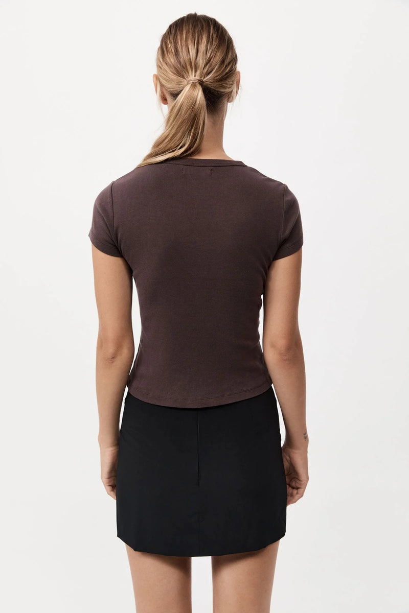 Organic Cotton Baby Tee - Raisin