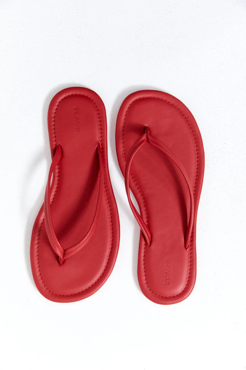 Thong Detail Slide - Rosso