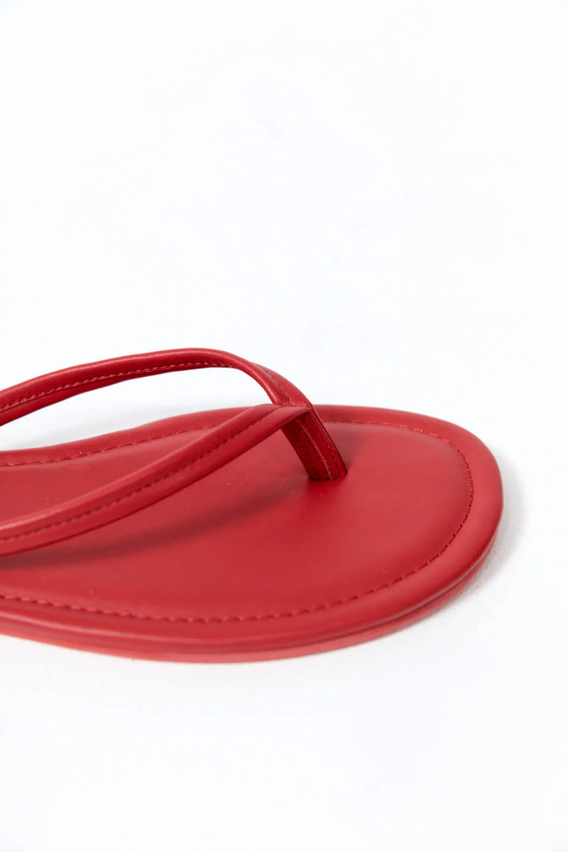 Thong Detail Slide - Rosso