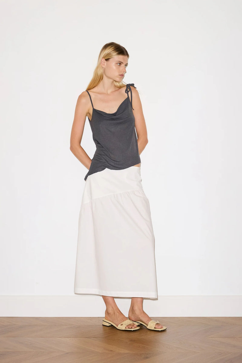 Angle Skirt - White