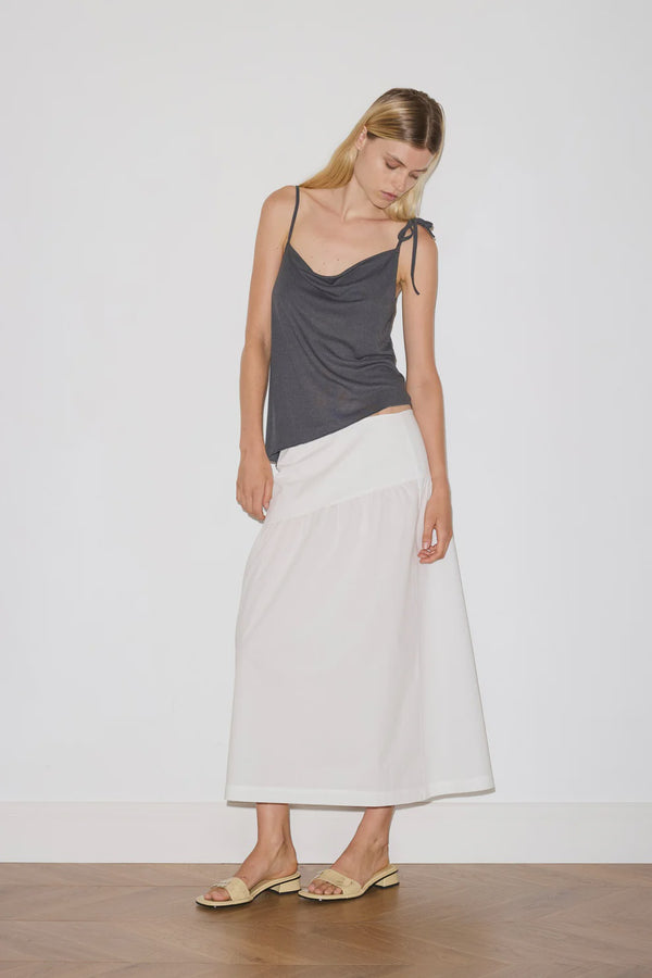 Angle Skirt - White