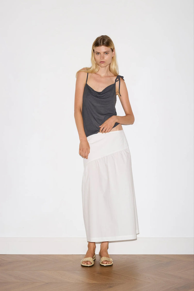 Angle Skirt - White