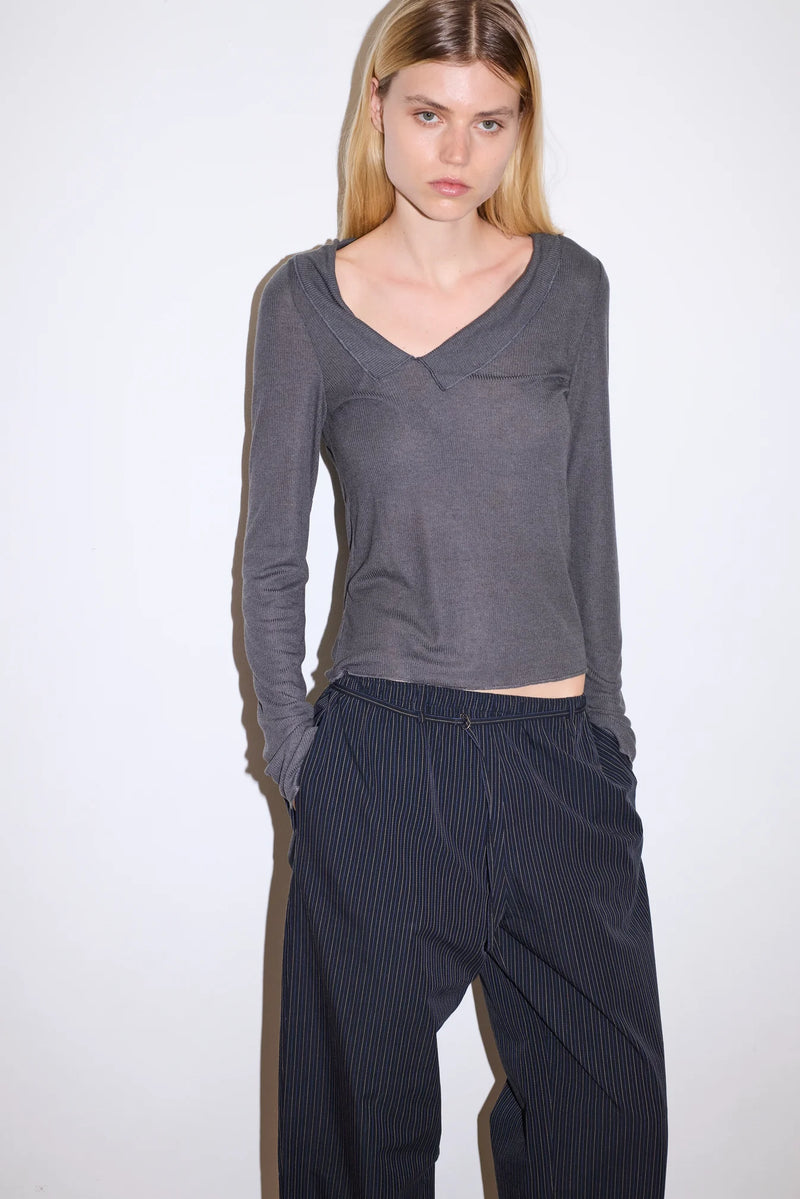 Loop Pant - Ink Butter Stripe