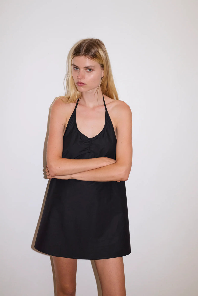 Round Halter Dress - Black Kind Curations Round Halter Dress - Black Kind Curations