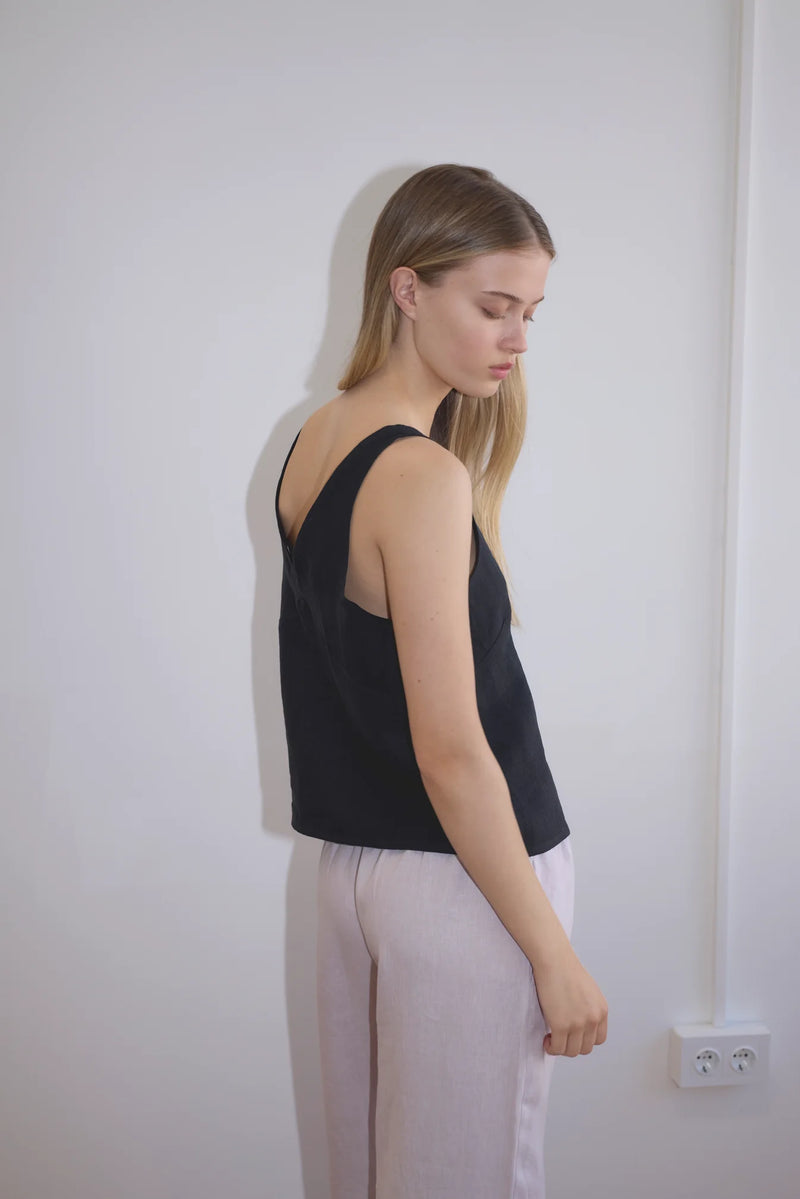 Two Part Top - Black