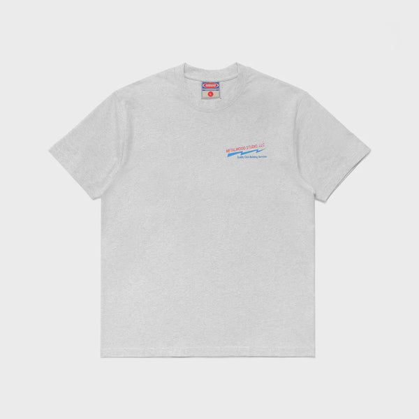 Club Building T Shirt - Heather Grey