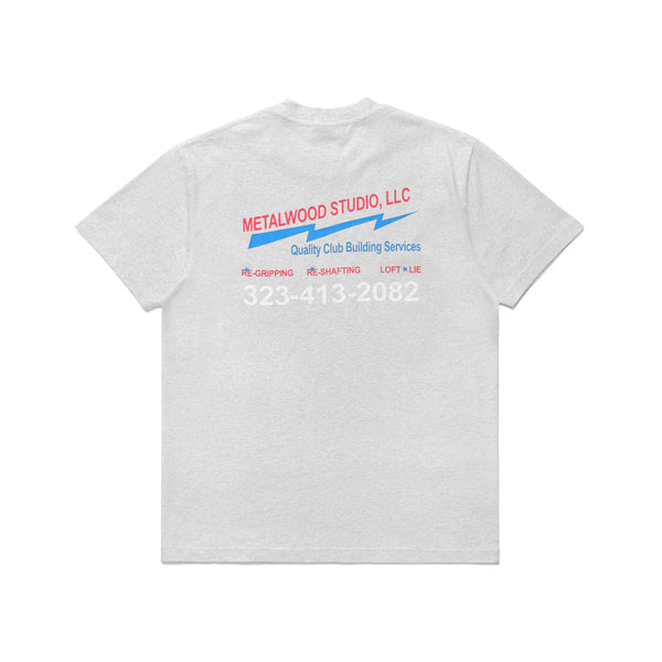 Club Building T Shirt - Heather Grey