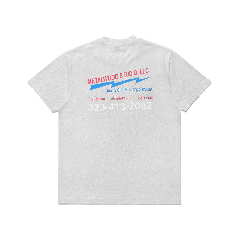 Club Building T Shirt - Heather Grey