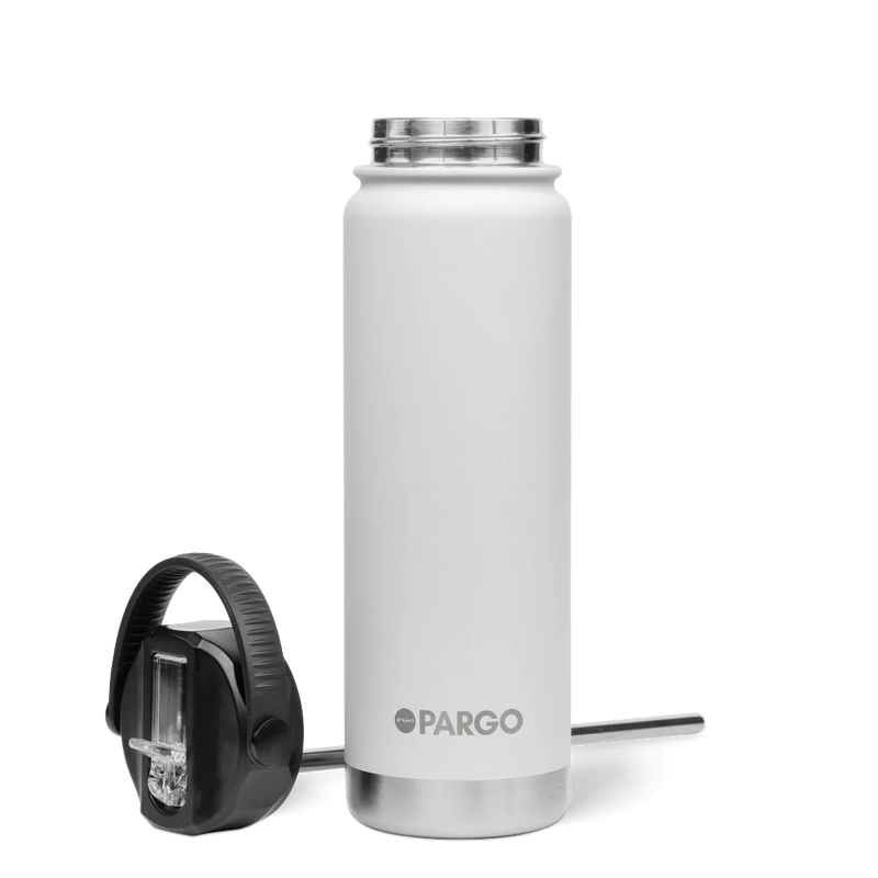750ml Insulated Sports Bottle w/ Straw Lid - Bone White