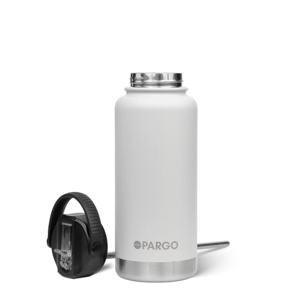 950ml Insulated Sports Bottle w/ Straw Lid - Bone White