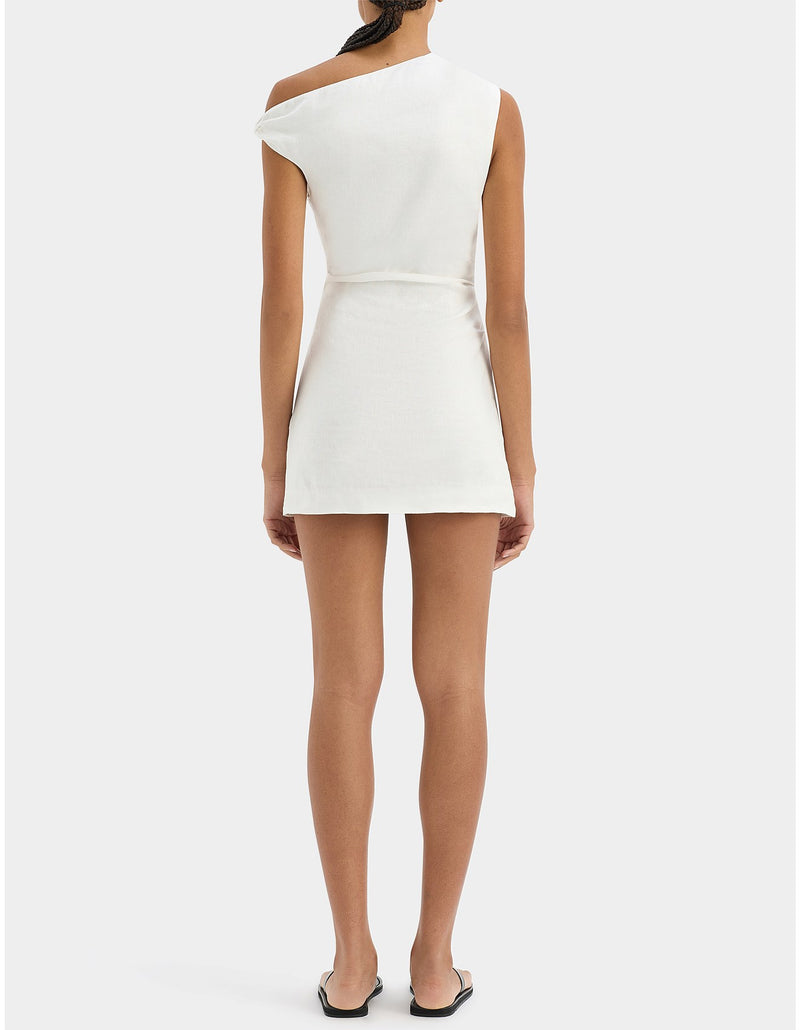 Tamara Knot Mini Dress - Ivory