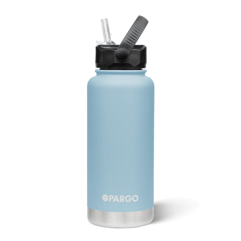 950ml Insulated Sports Bottle w/ Straw Lid - Bay Blue