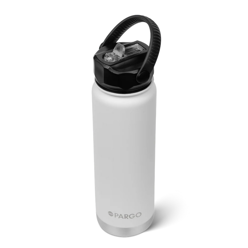 750ml Insulated Sports Bottle w/ Straw Lid - Bone White