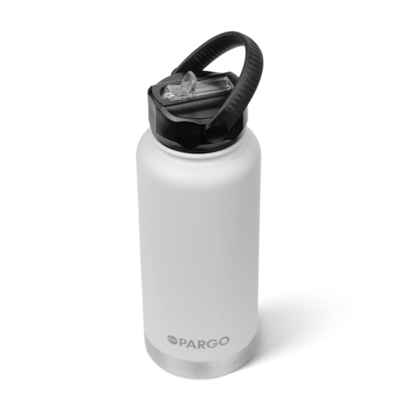 950ml Insulated Sports Bottle w/ Straw Lid - Bone White