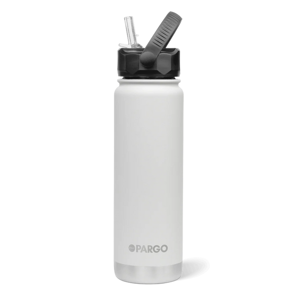 750ml Insulated Sports Bottle w/ Straw Lid - Bone White