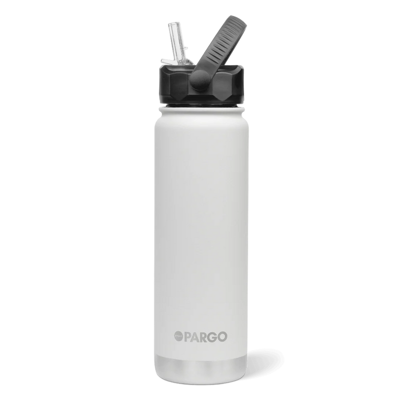 750ml Insulated Sports Bottle w/ Straw Lid - Bone White