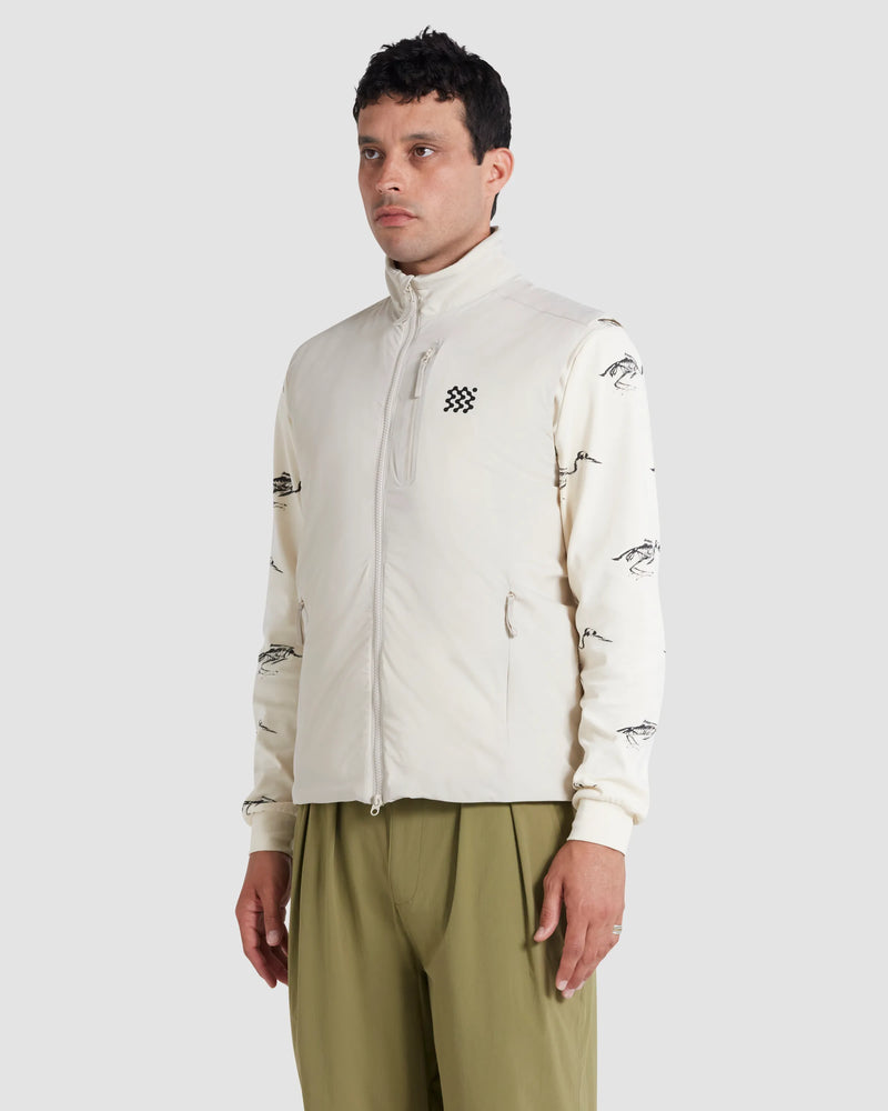 Insulated Course Gilet - Ivory