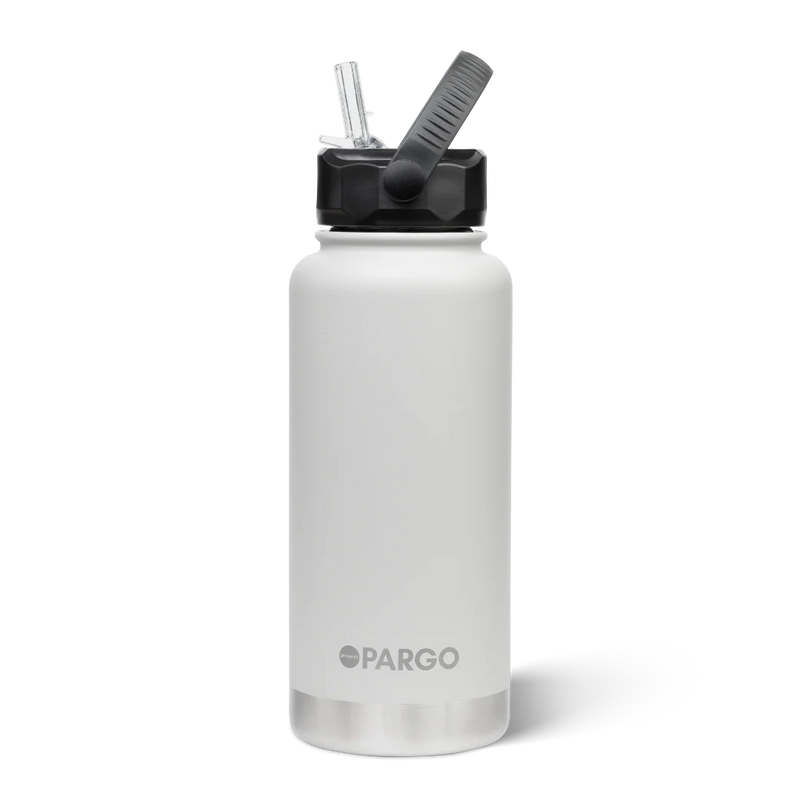 950ml Insulated Sports Bottle w/ Straw Lid - Bone White