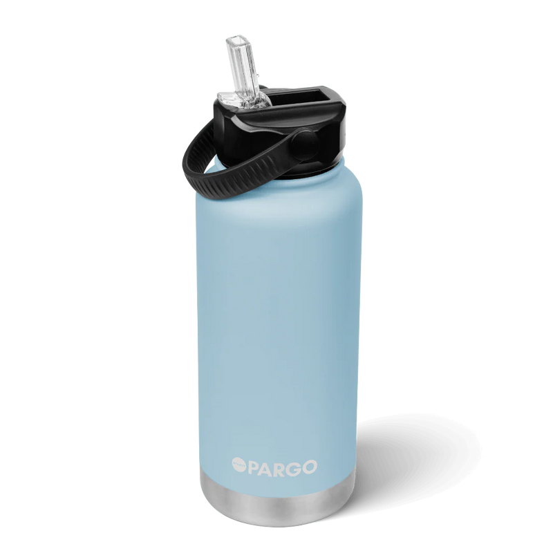 950ml Insulated Sports Bottle w/ Straw Lid - Bay Blue