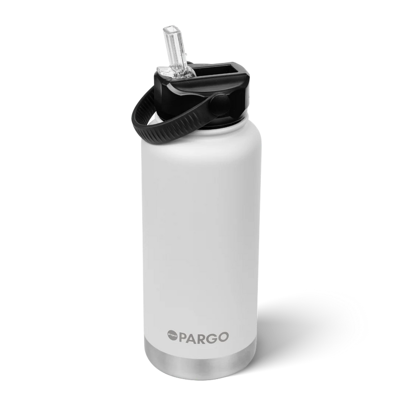 950ml Insulated Sports Bottle w/ Straw Lid - Bone White