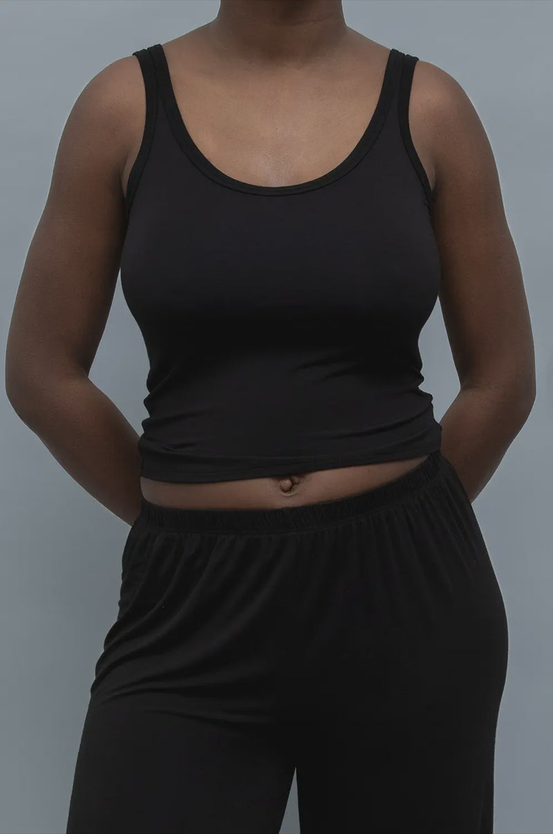 Recline Tank - Black
