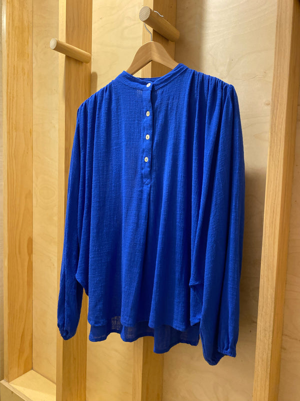 Odette Shirt - Lapis Blue