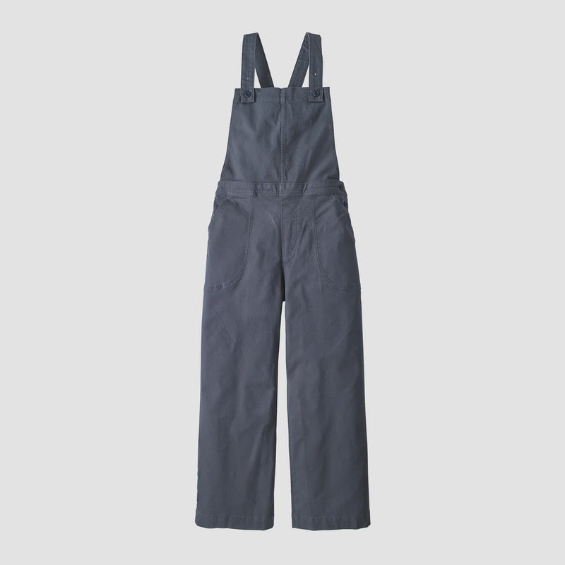 W's Stand Up Cropped  Overalls - Smolder Blue