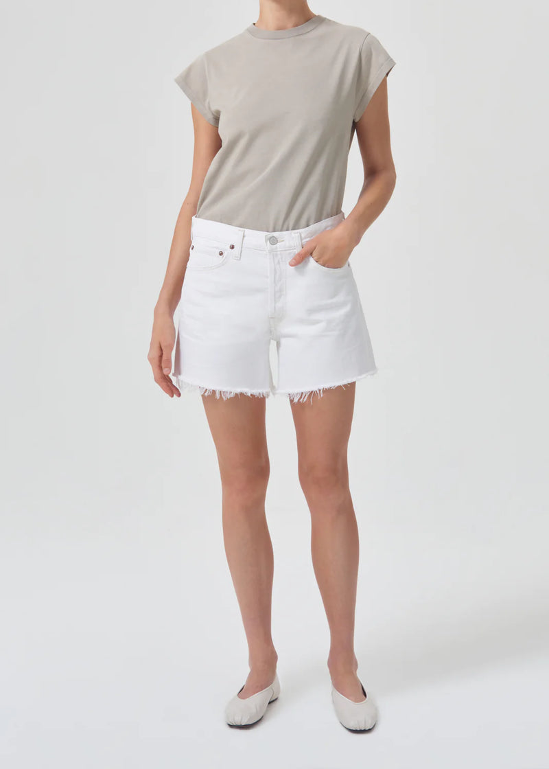 Parker Long Short - Pannacotta - White Stitching
