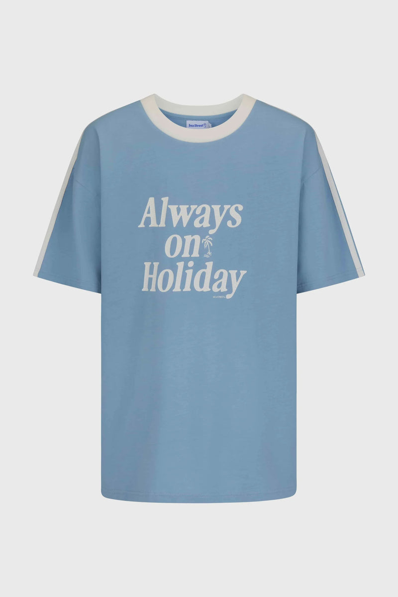 Always on Holiday T-Shirt - Dusk Blue