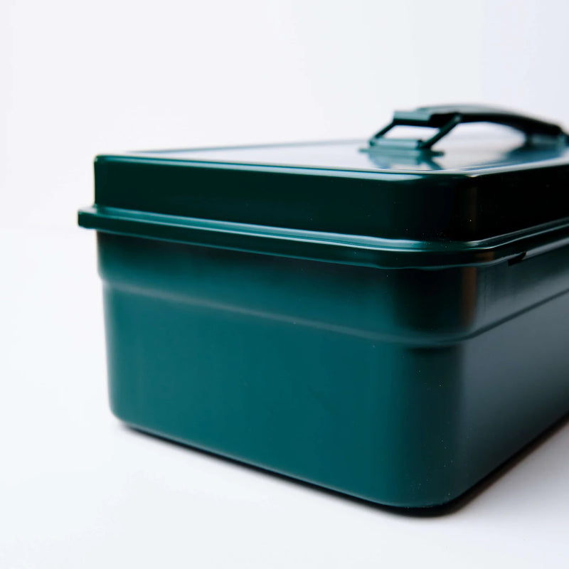 Toyo Trunk Shape Toolbox - Antique Green