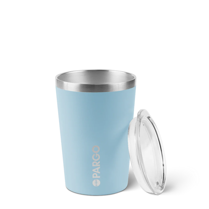 12oz Insulated Coffee Cup - Bay Blue