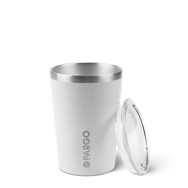 12oz Insulated Coffee Cup - Bone White