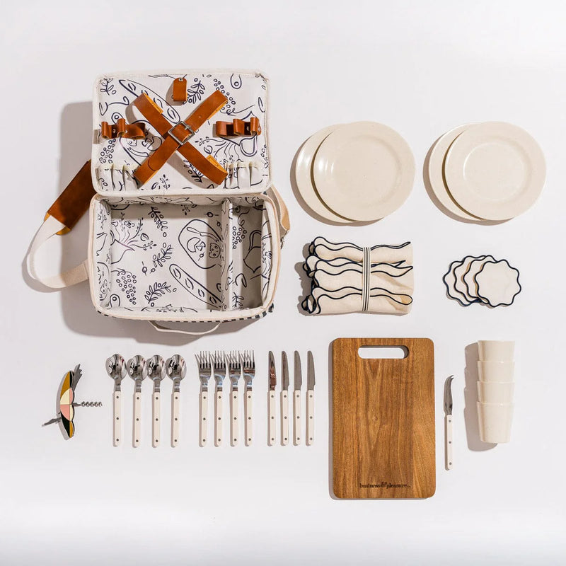 Picnic Set - Laurens Navy Stripe