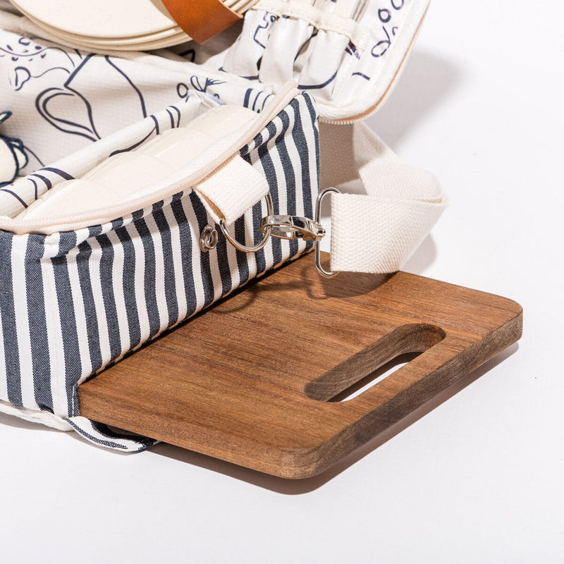 Picnic Set - Laurens Navy Stripe