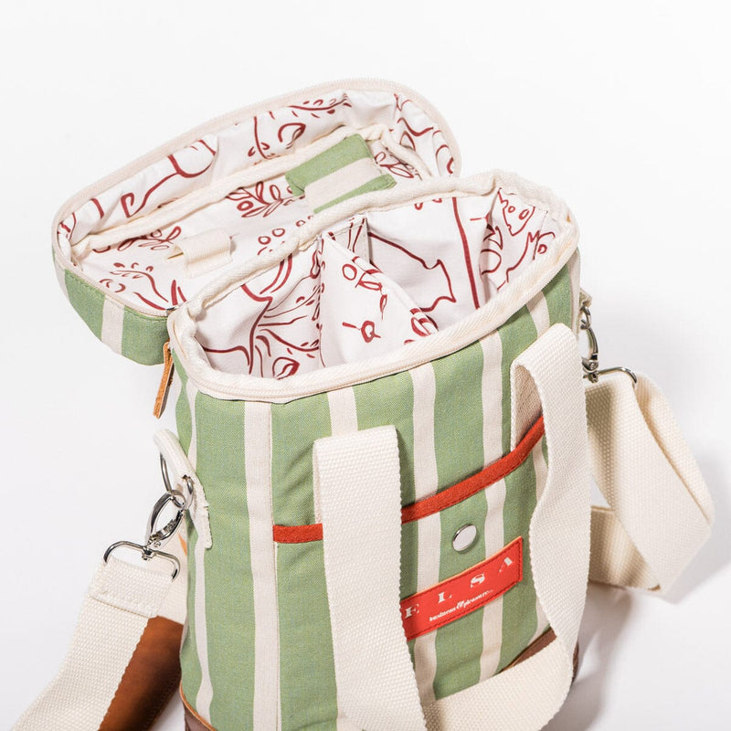 WINE COOLER BAG - ELSA STRIPE