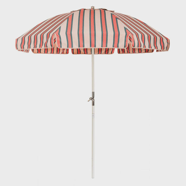 The Club Umbrella - Bistro Dusty Pink Stripe