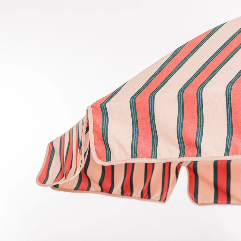 The Club Umbrella - Bistro Dusty Pink Stripe