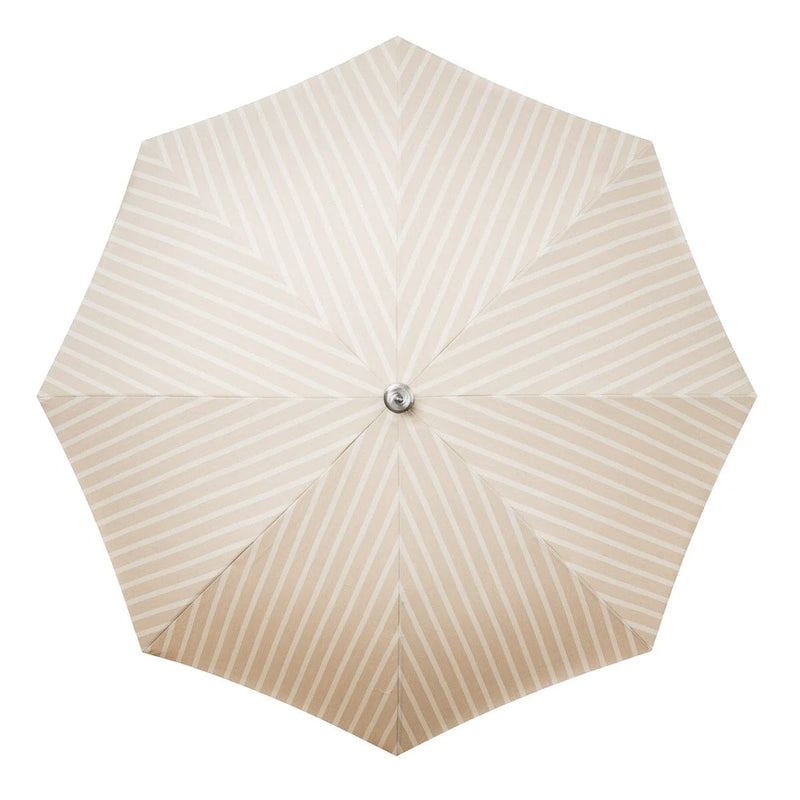 The Premium Beach Umbrella - Monaco Natural Stripe