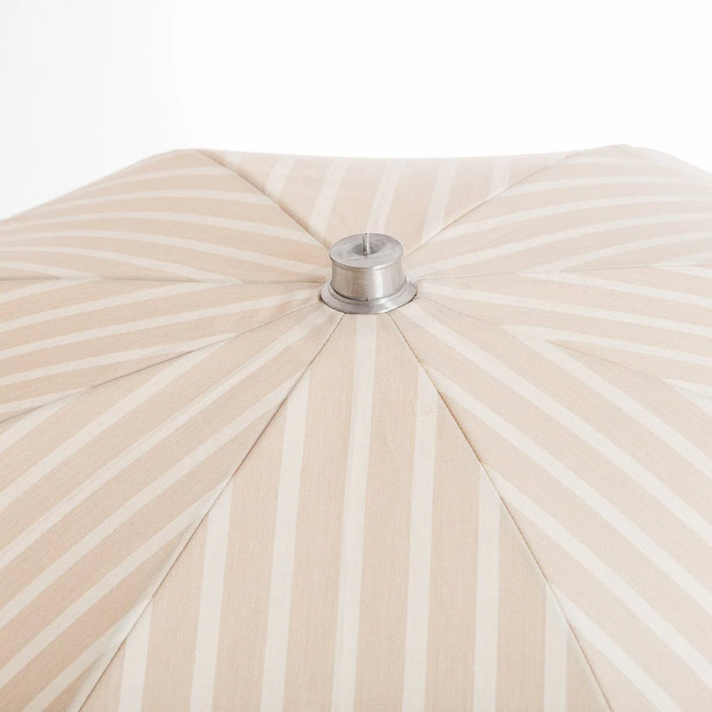 The Premium Beach Umbrella - Monaco Natural Stripe