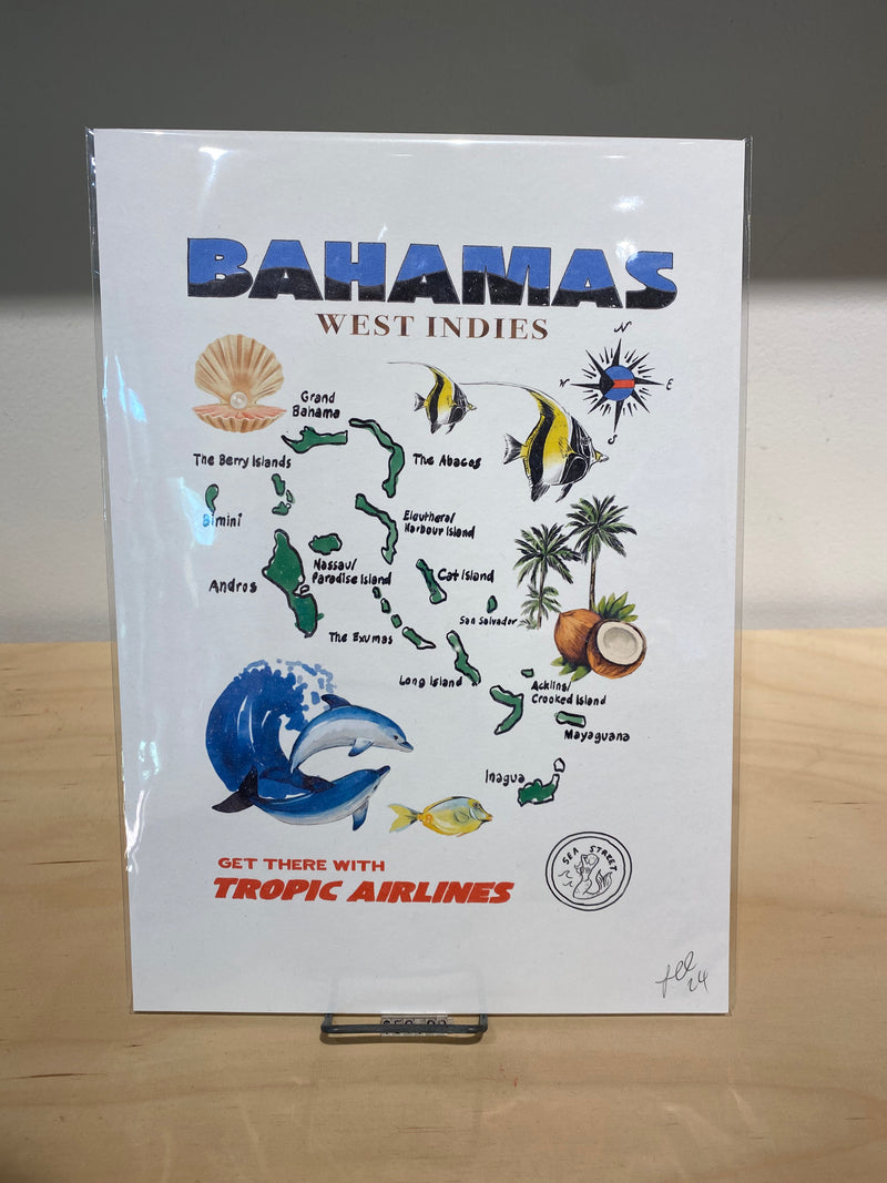 Bahamas Print - Multi