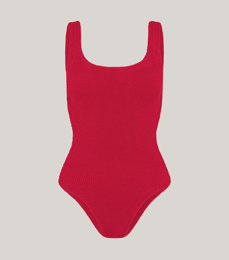 Square Neck Swim  - Red