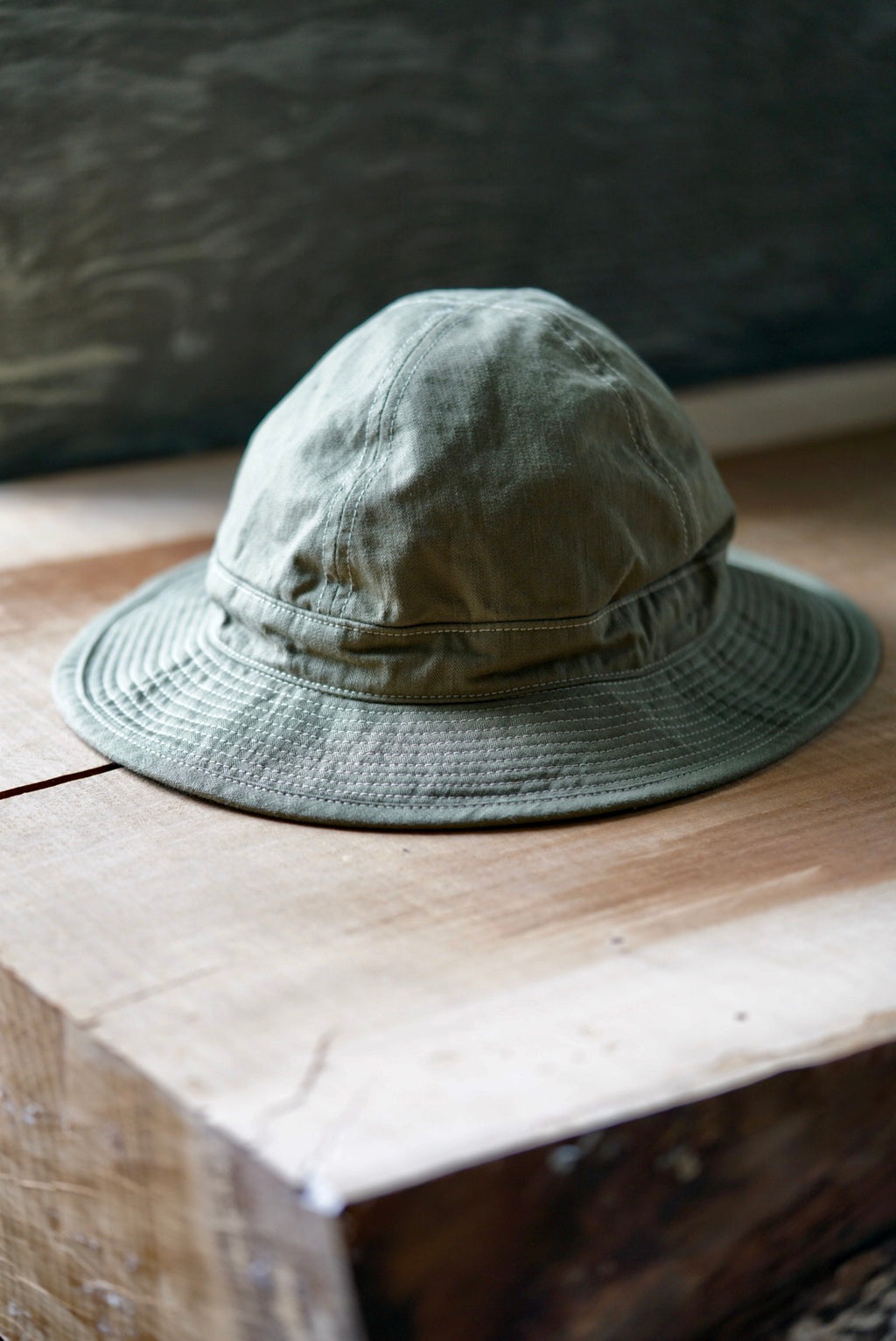 US Navy Hat (Herringbone Twill) - Green – Kind Curations