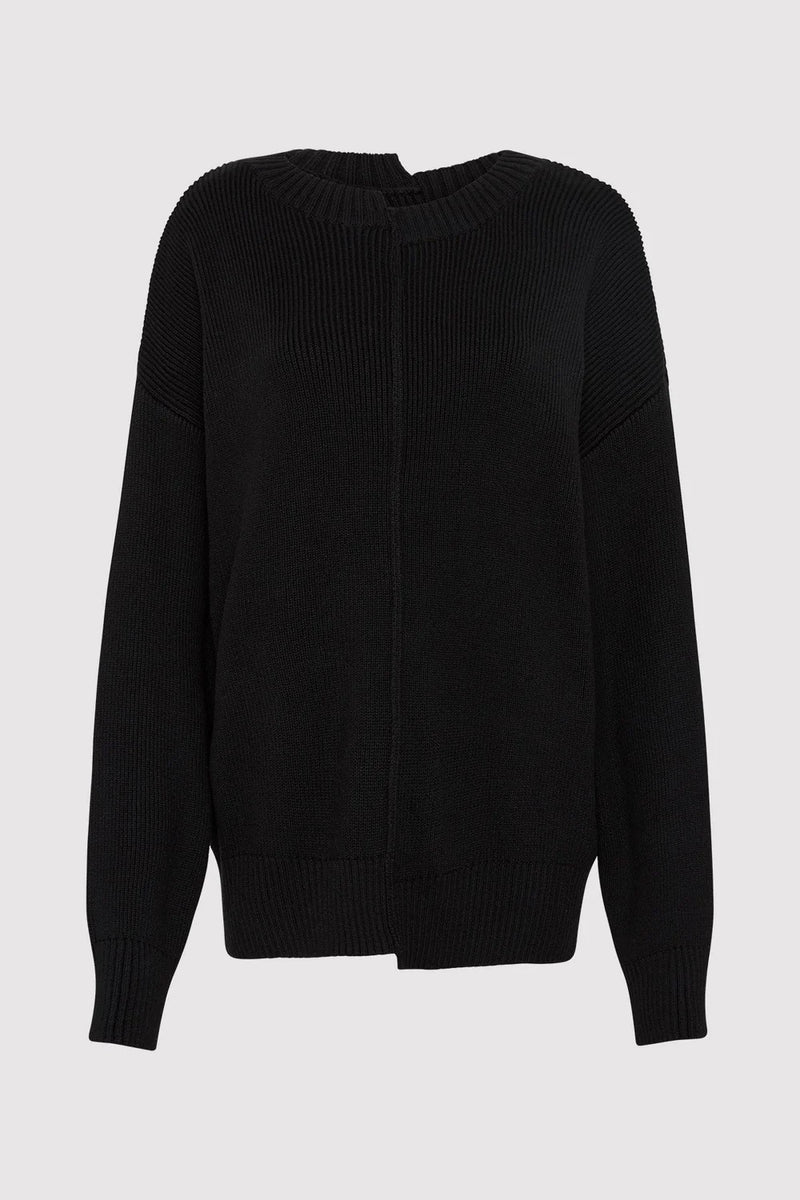 Deconstructed Pullover - Black