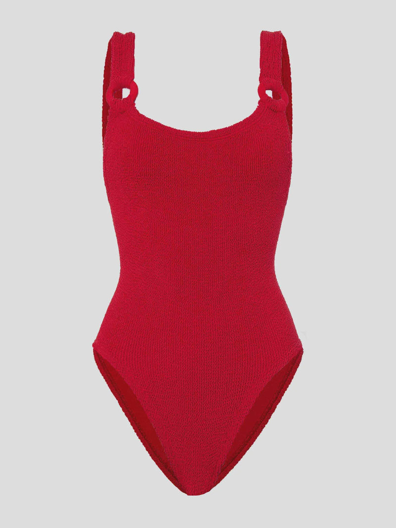 Domino Swim With Tonal Hoops - Red