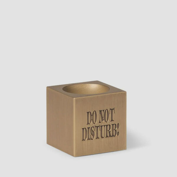 Do Not Disturb Incense Holder Gold