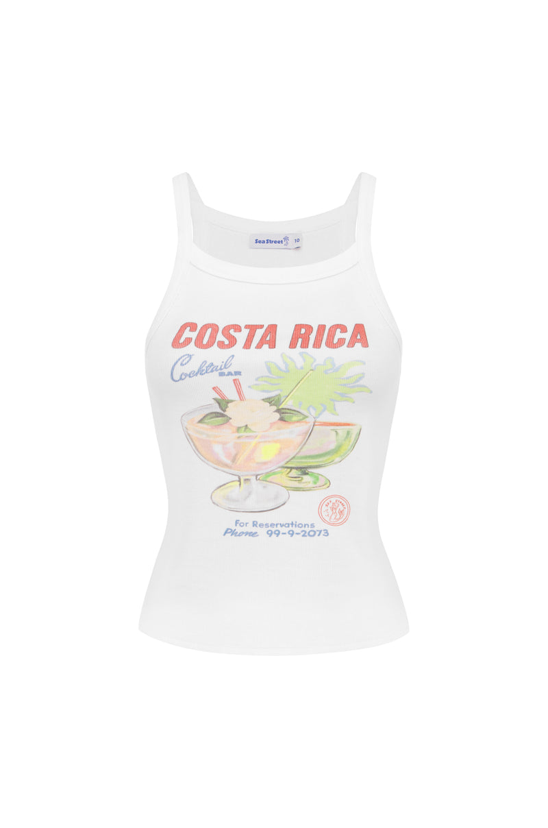 Costa Rica Tank - White