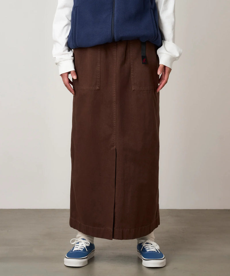 Long Baker Skirt - Tobacco