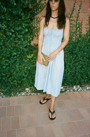 Gabriela Stripe Cotton Dress